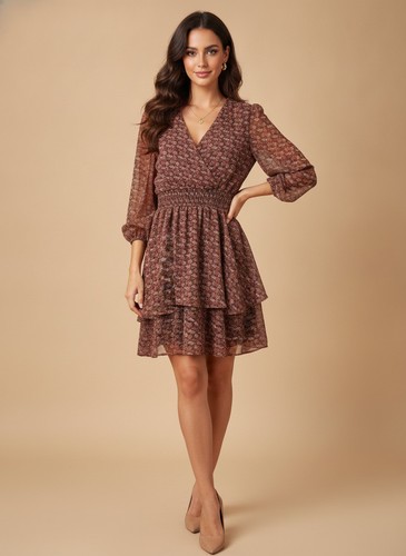 Mimi chica brown floral - chica,